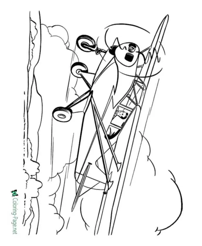 Airs printable coloring page