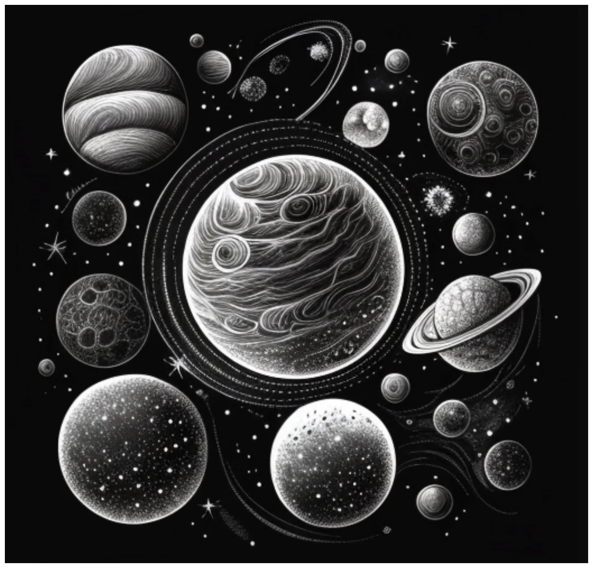 Printable Planet Coloring Pages - Etsy