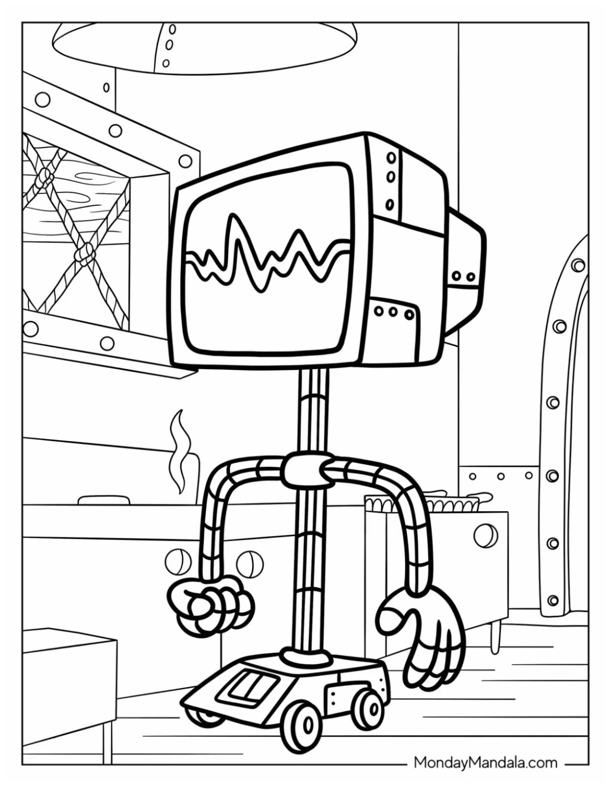 Plankton Coloring Page Free Spongebob Squarepants