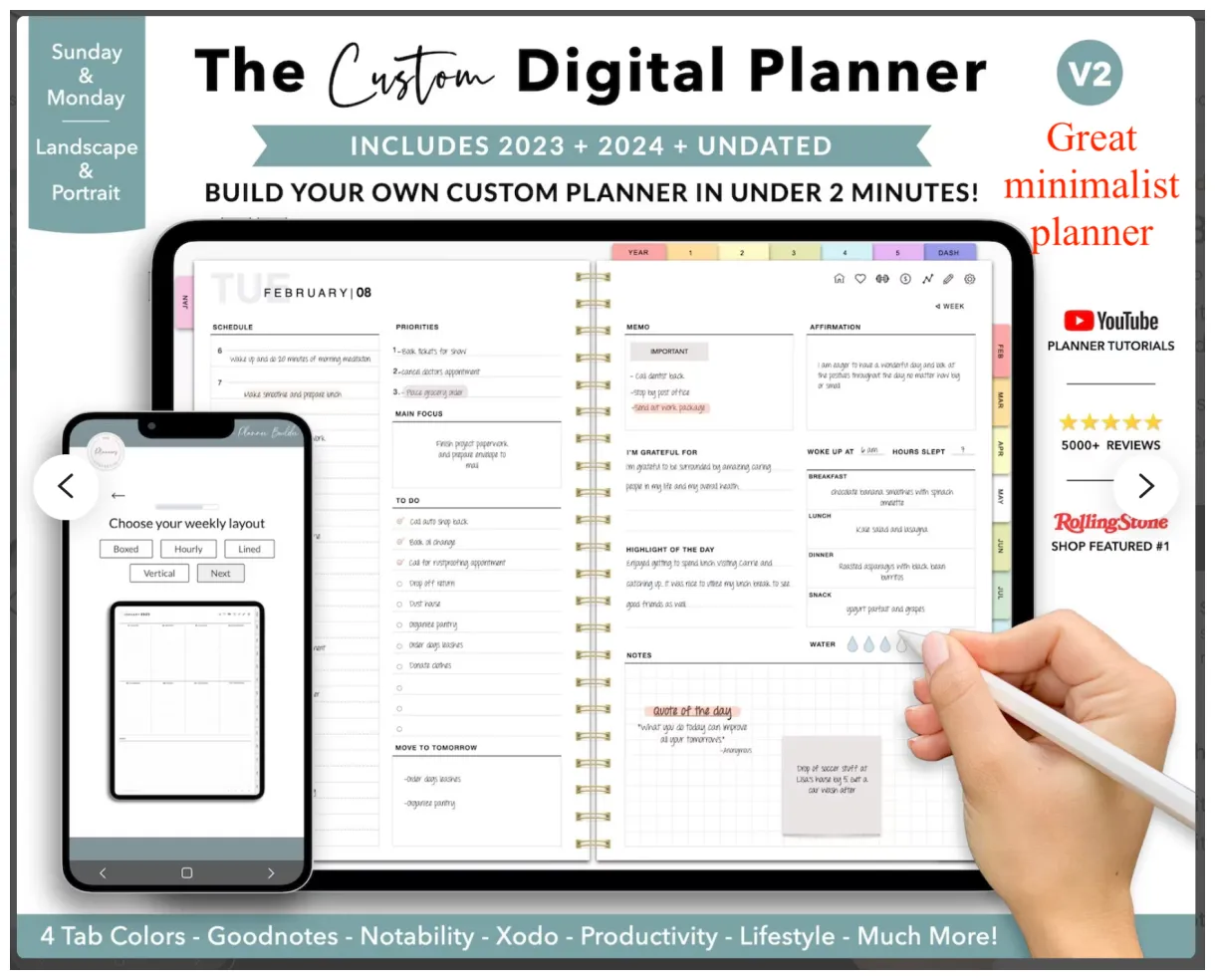 11+ best digital planners to supercharge your productivity samantha