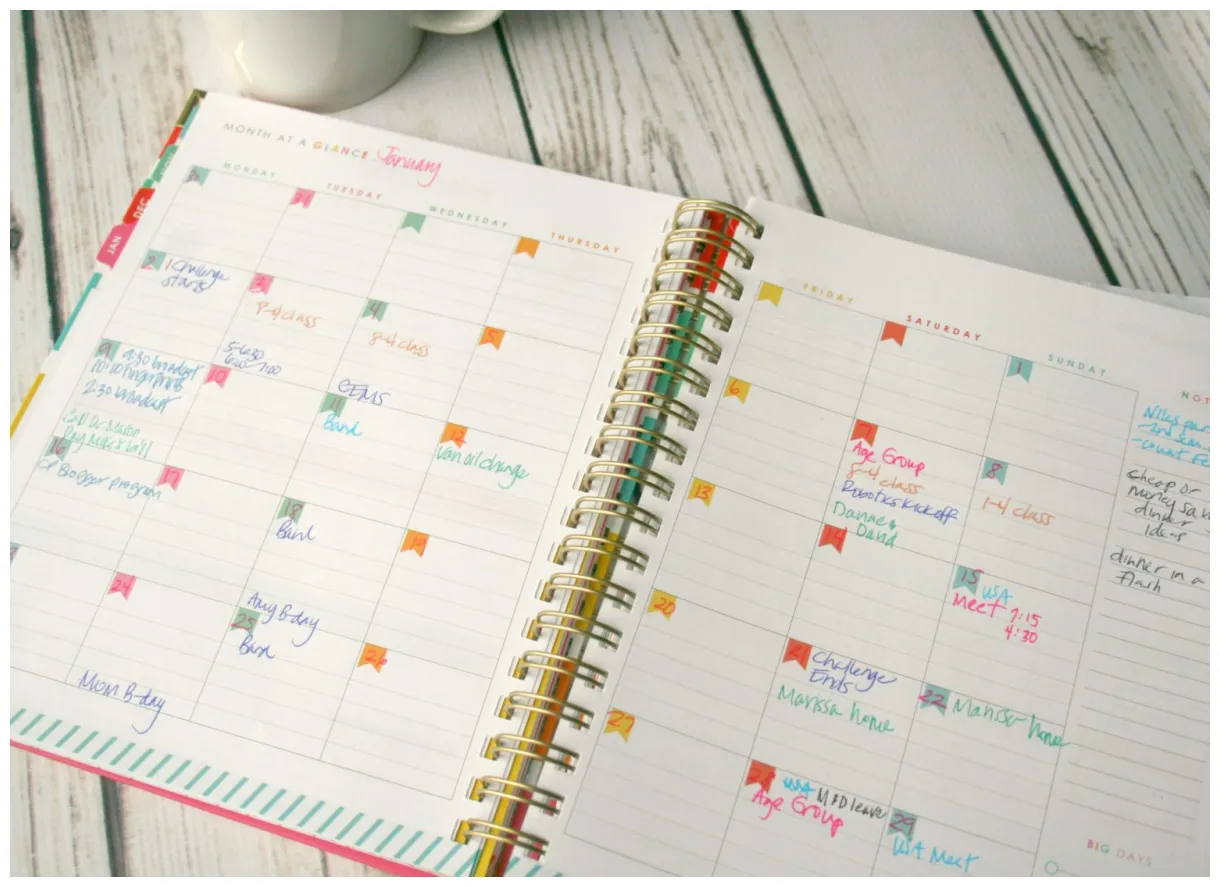 How to use a planner to stay organized and on time atlanta celebrity news