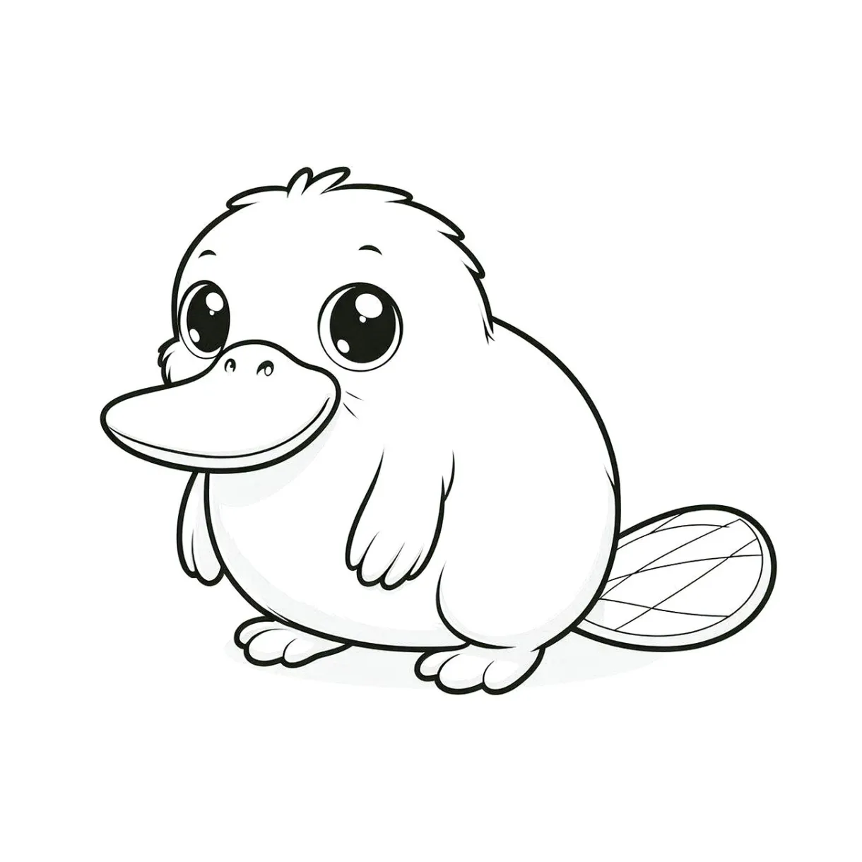 Download coloring pages platypus, coloring page platypus, coloring