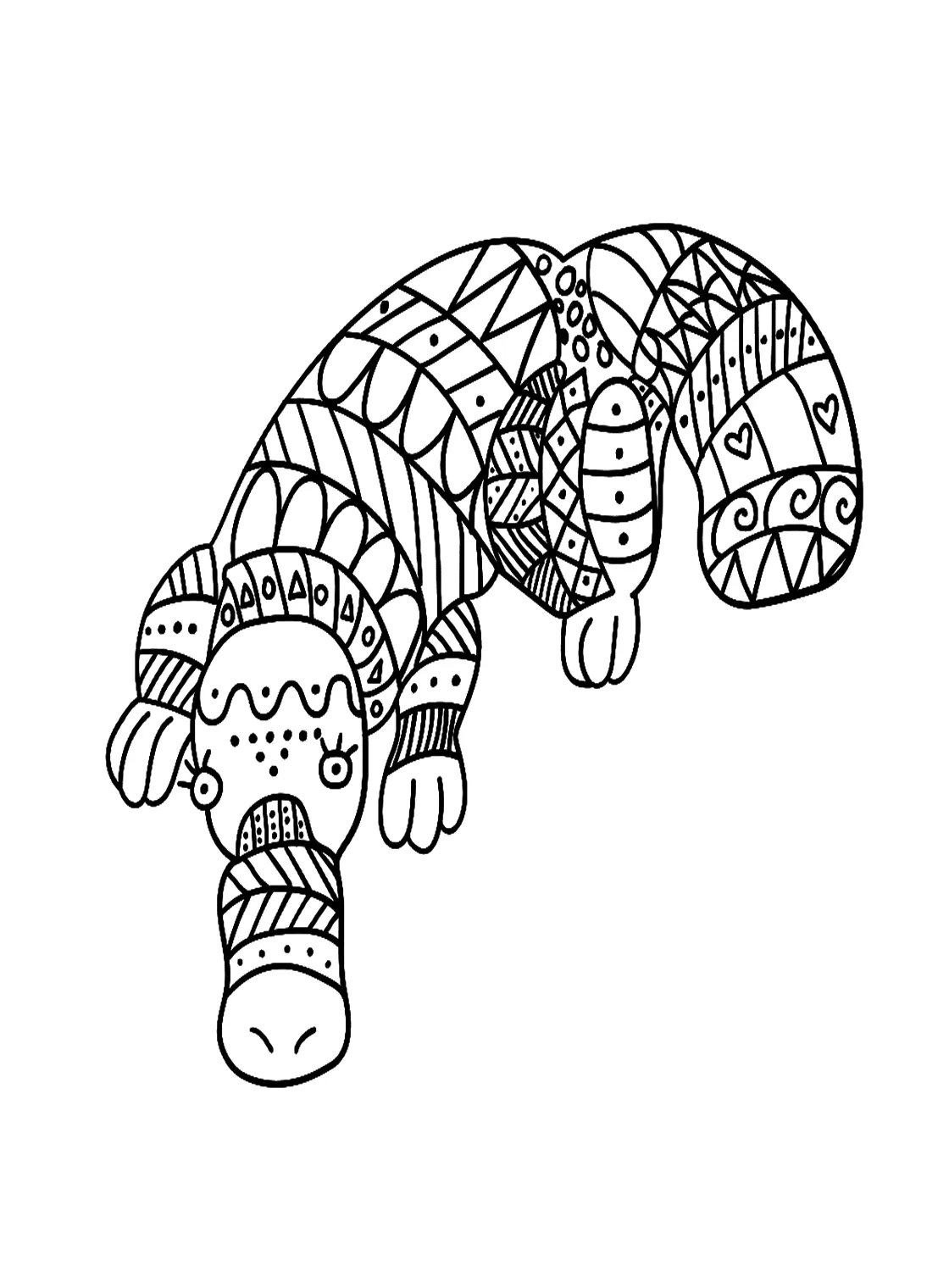20+ Platypus Coloring Pages - Free Printable PDF & Online Coloring