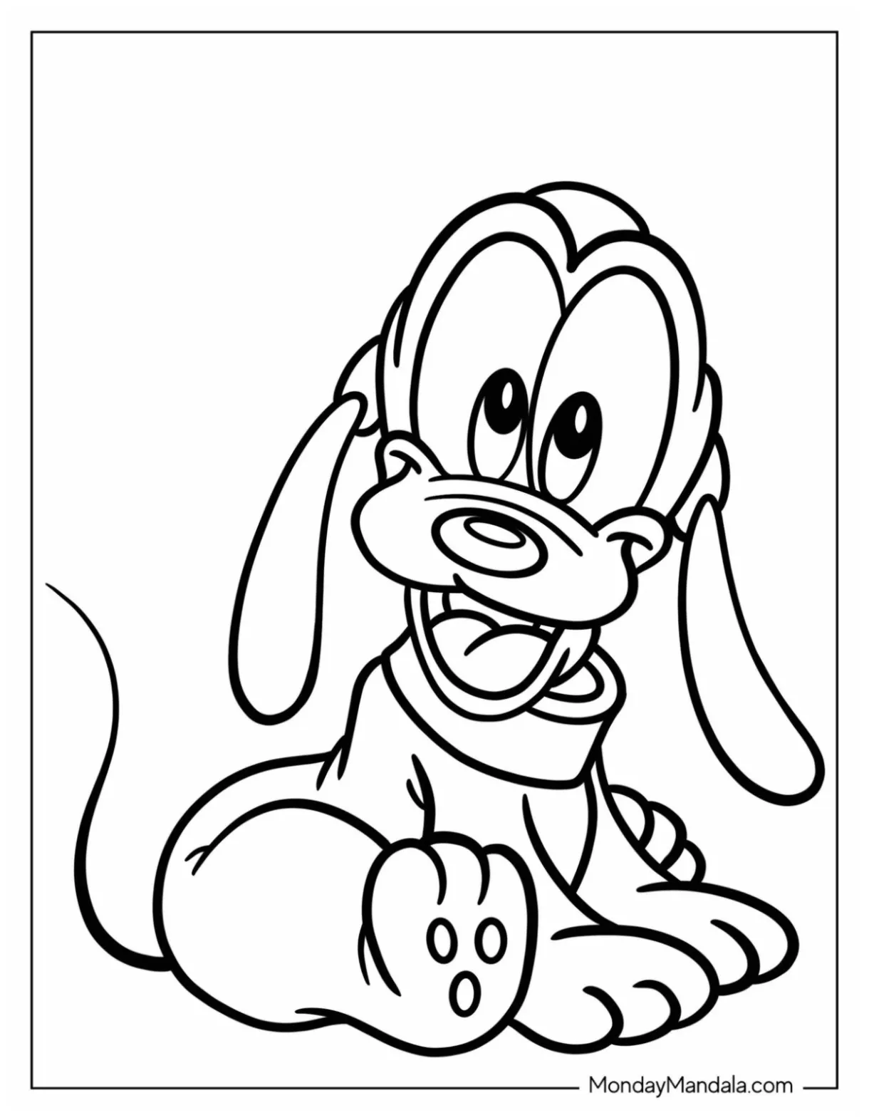 Pluto coloring coloring page s 3