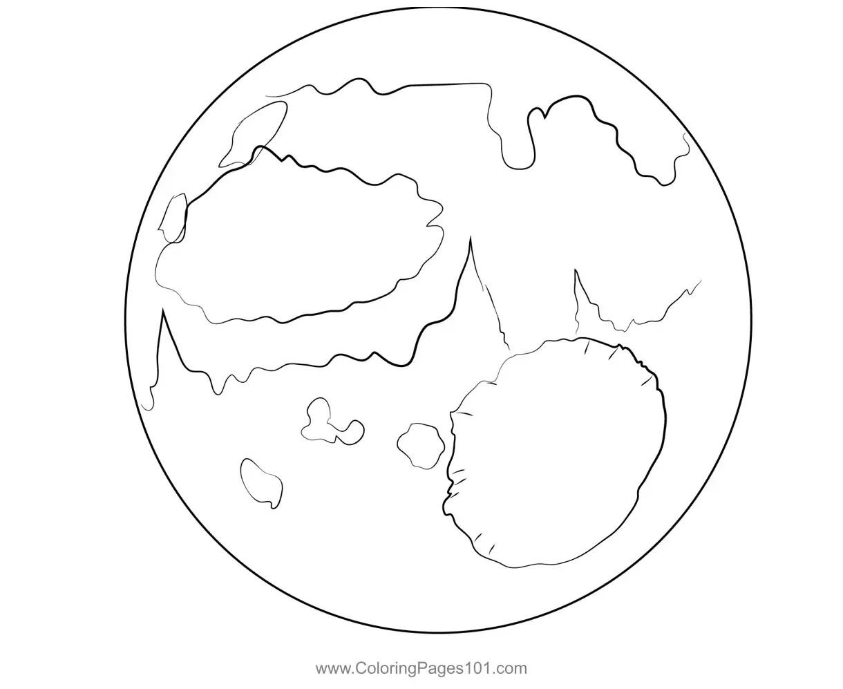 For kids free planets printable coloring pages