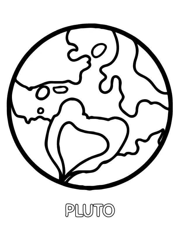 Planet pluto coloring page free printable coloring pages for kids