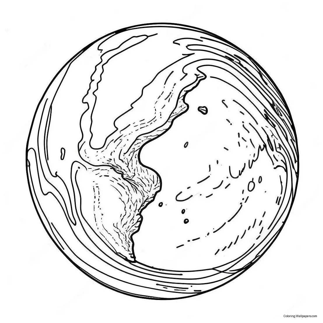 Pluto Planet Coloring Page (45743-36155)