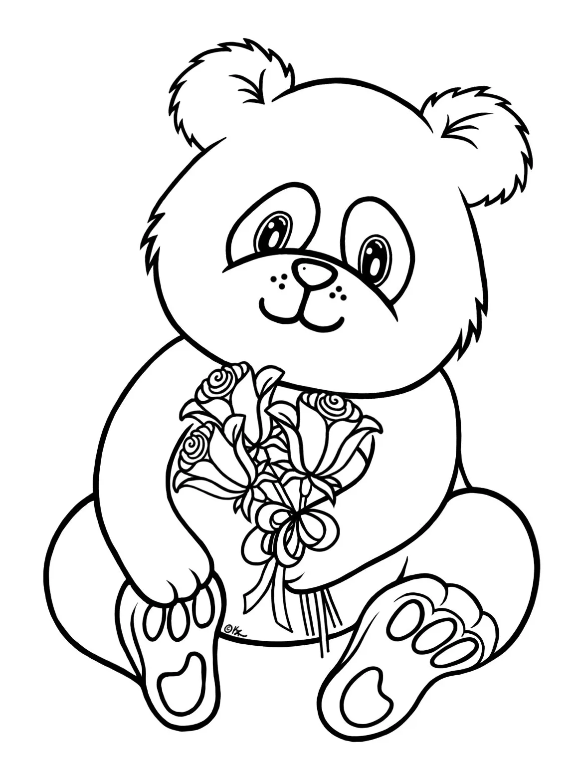 Panda coloring pages at getcolorings free printable colorings