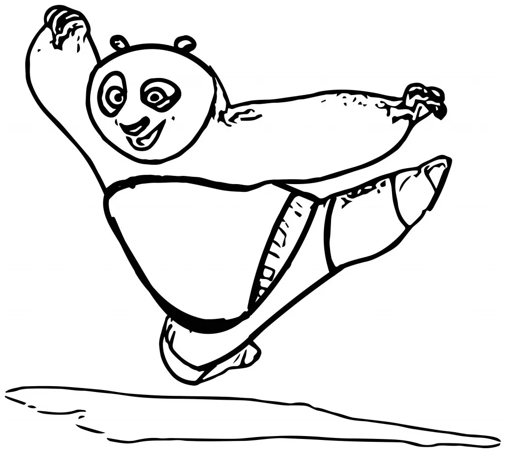 Po kung fu panda coloring page wecoloringpage printable coloring page