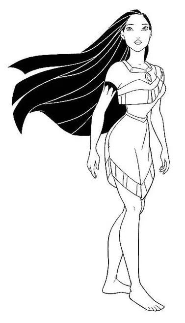 Kids-n-fun.com | 16 coloring pages of Pocahontas