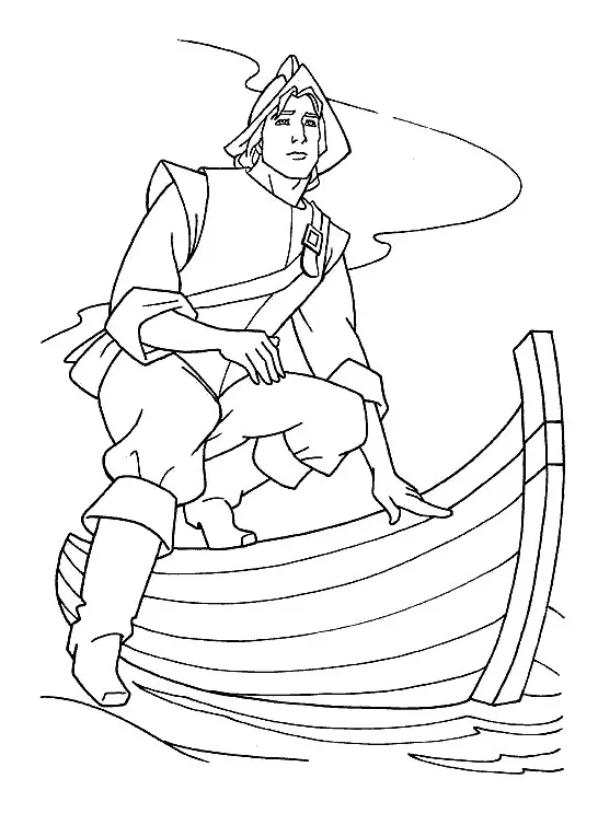 Printable coloring pages pocahontas 5