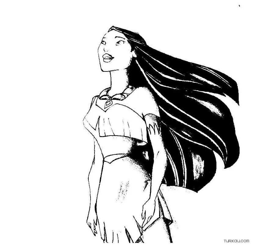 Pocahontas Coloring Page » Turkau