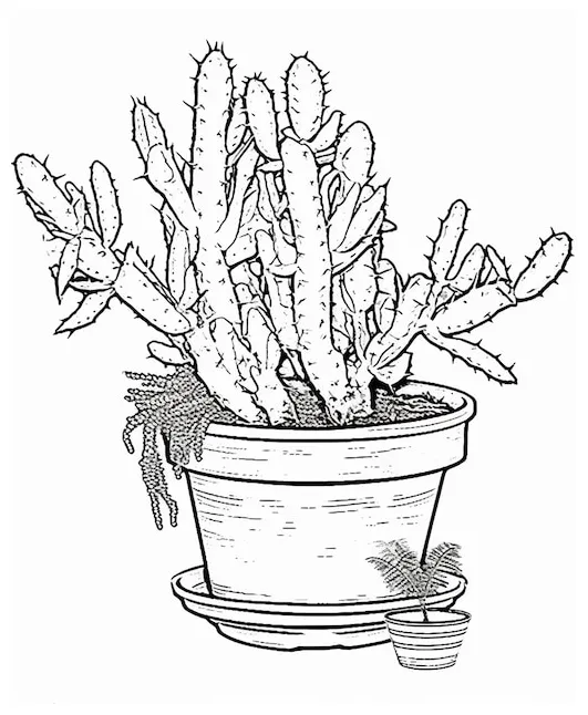 Premium ai a flower line art for kids