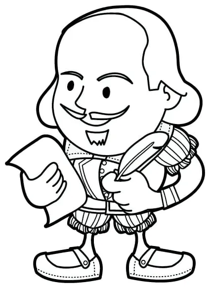 Poet Coloring Pages