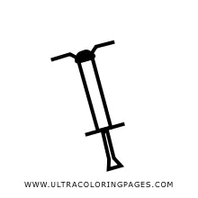 Pogo stick coloring coloring pages