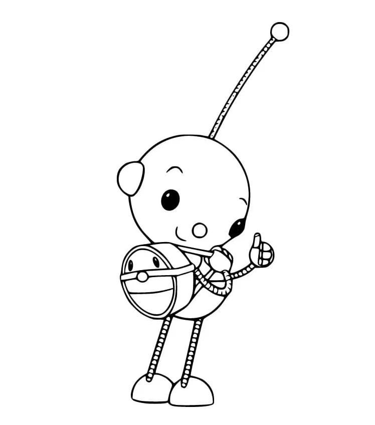 Pogo stick coloring coloring pages