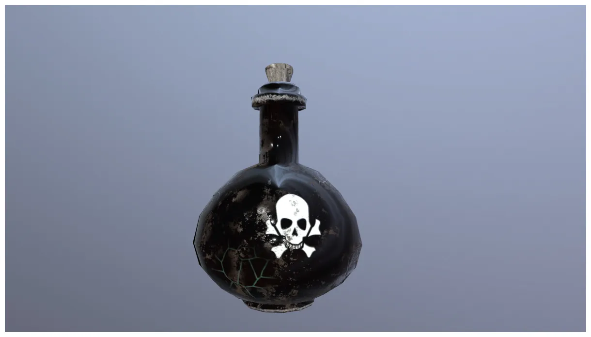 Artstation poison bottles resources