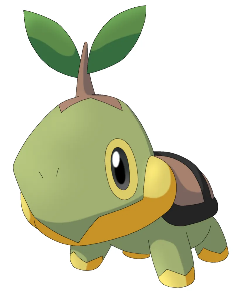 50 pokemon #17-turtwig by megbeth on deviantart printable coloring page