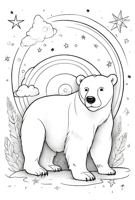 36,000+ polar animal coloring sheets pictures