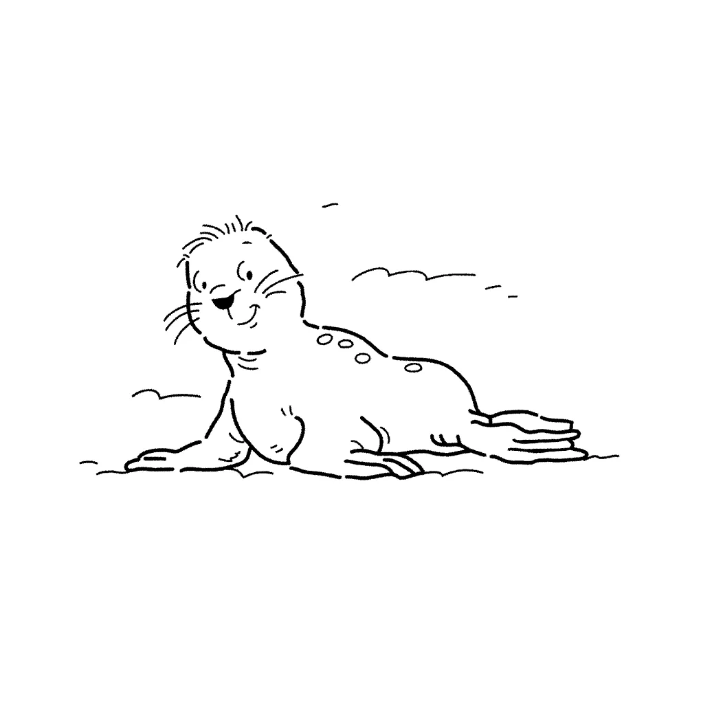 Polar bear coloring pages & books 100% free and printable!