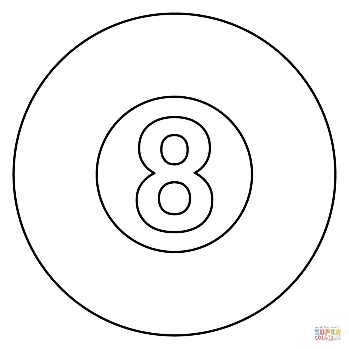 Pool 8 ball emoji coloring page free printable coloring pages
