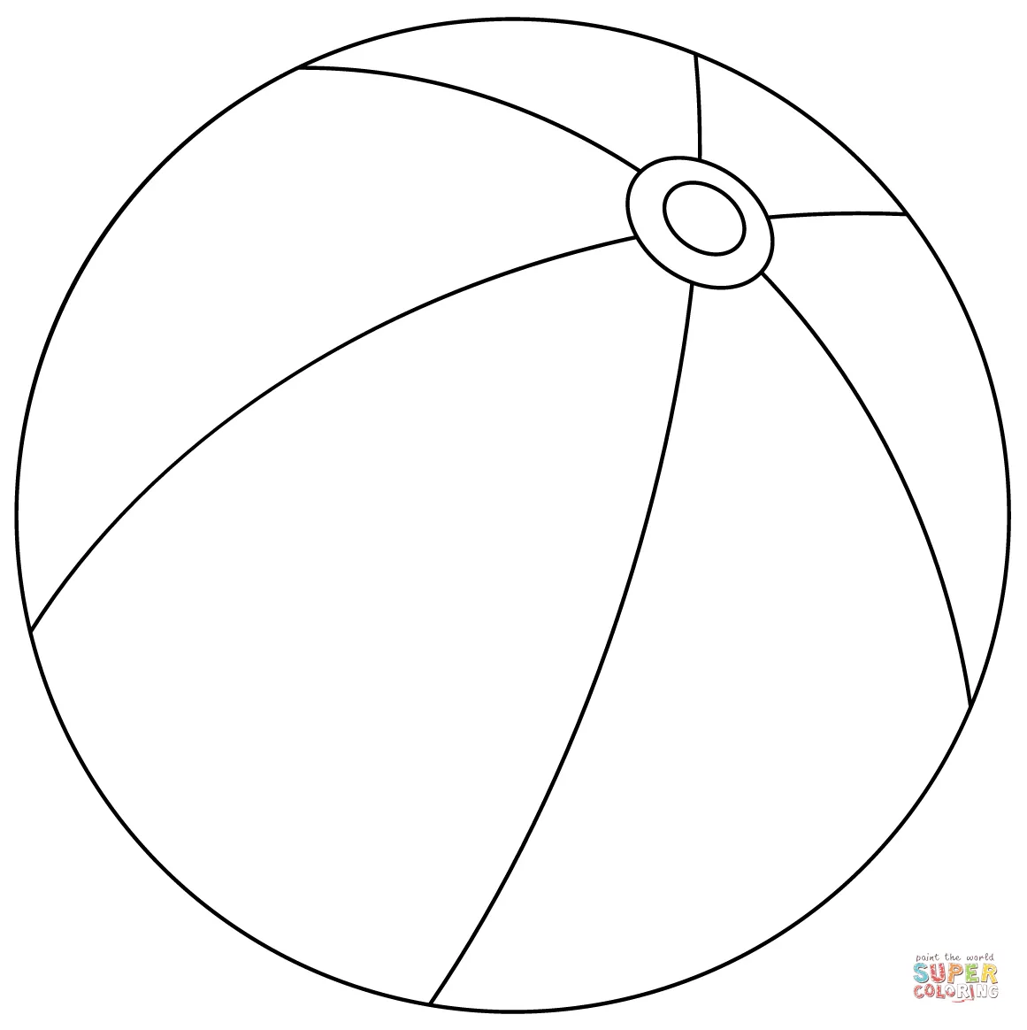 Beach balls coloring pages coloring home