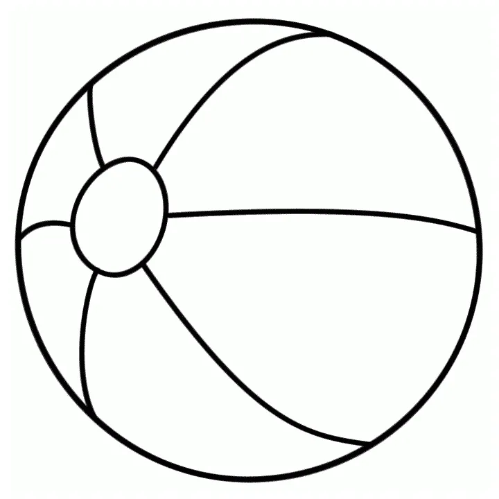 Ball coloring page coloring home