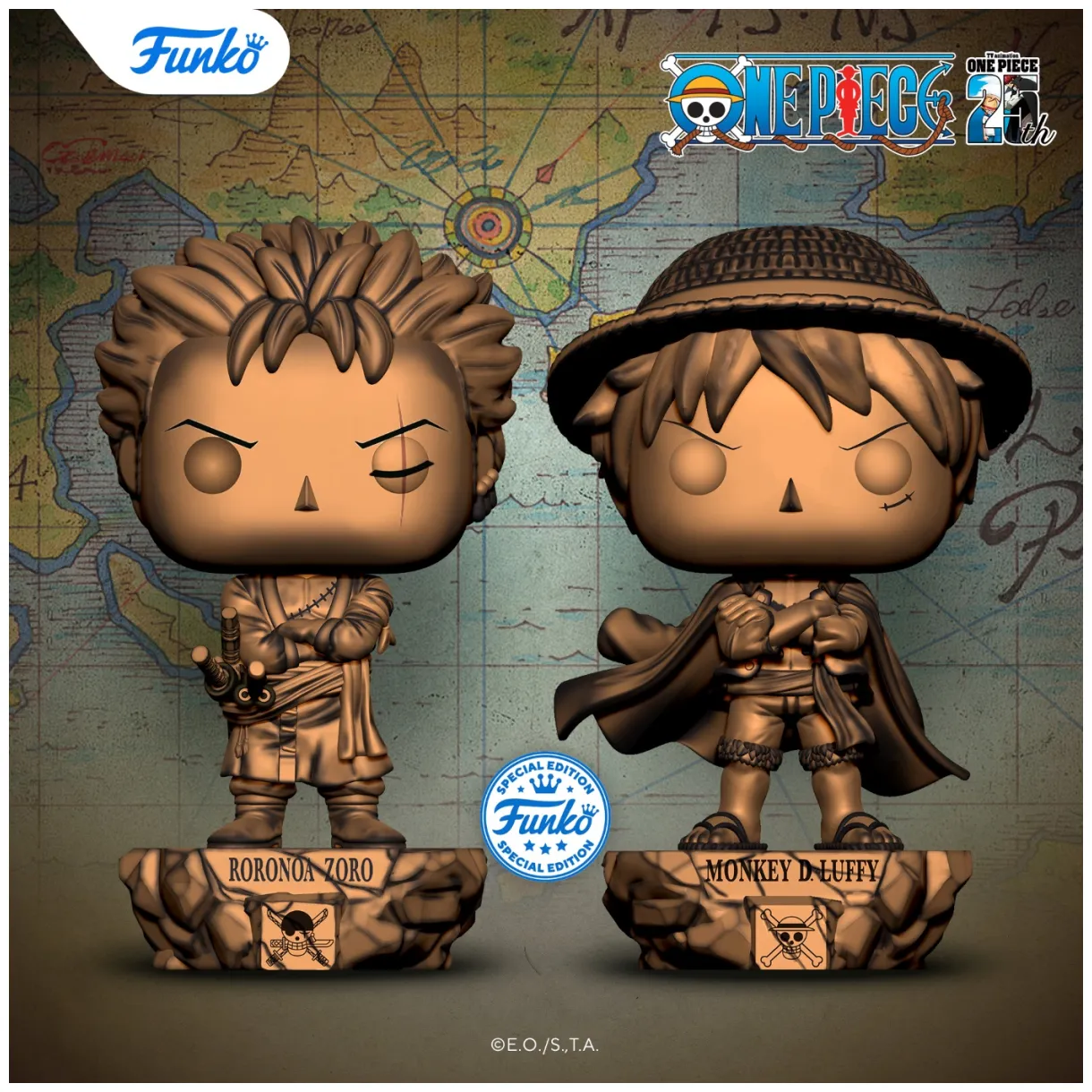 Les statues Funko POP Plus du 25e anniversaire de One Piece Anime