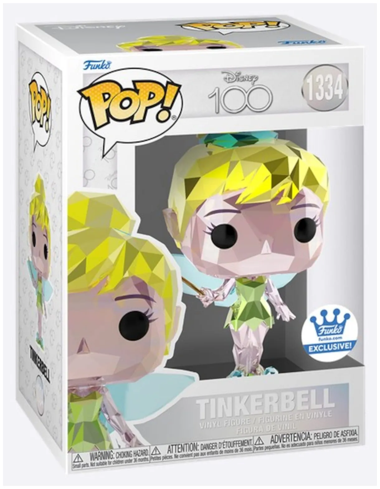 Amazon.com: Funko Pop! Disney 100 Tinker Bell (Facet) : Toys & Games