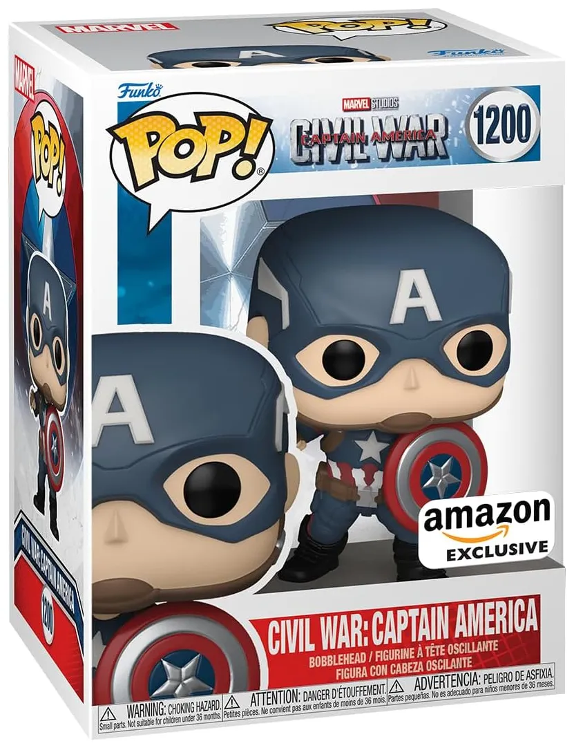 Funko Pop! Marvel: Civil War Build A Scene - Captain America