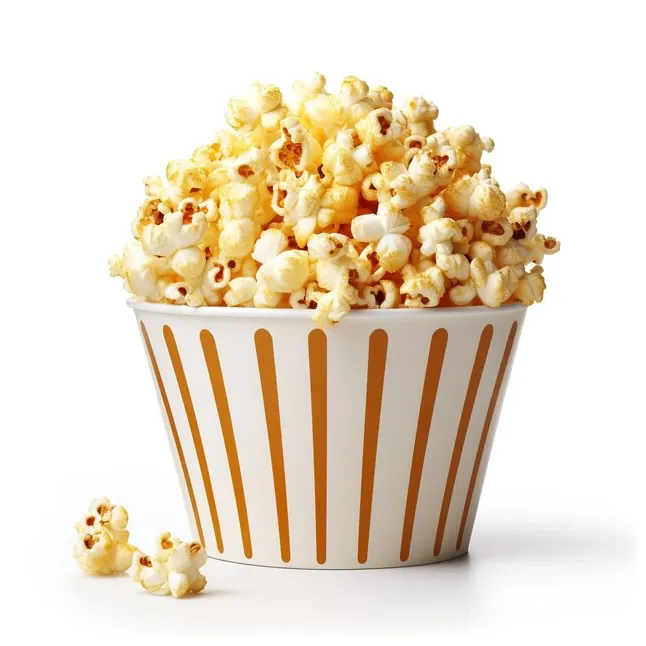 Premium ai bowl of popcorn