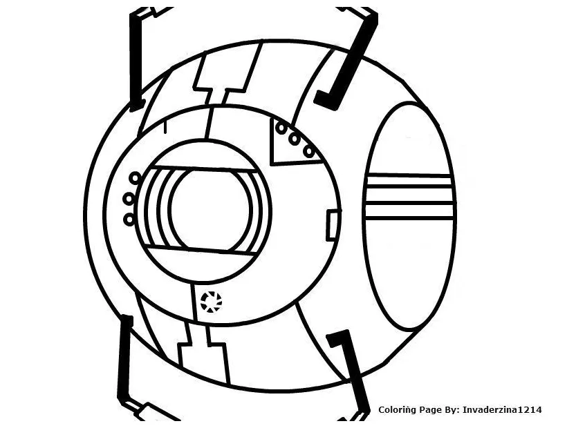 Portal coloring pages at getcolorings free printable colorings