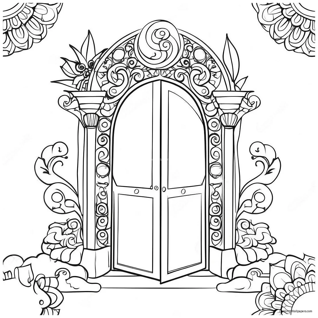 Magical portal coloring page 53374-42237