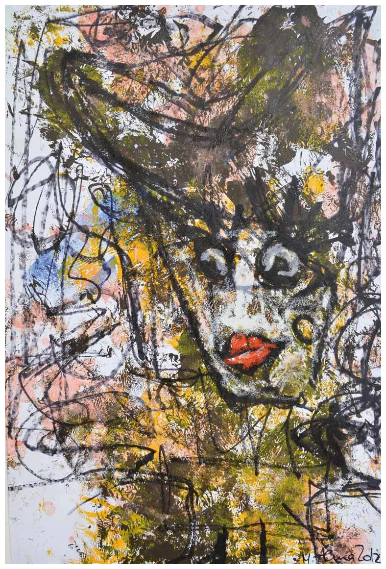 Meral alma. zeitgenössische malerei, moderne kunst ongolf