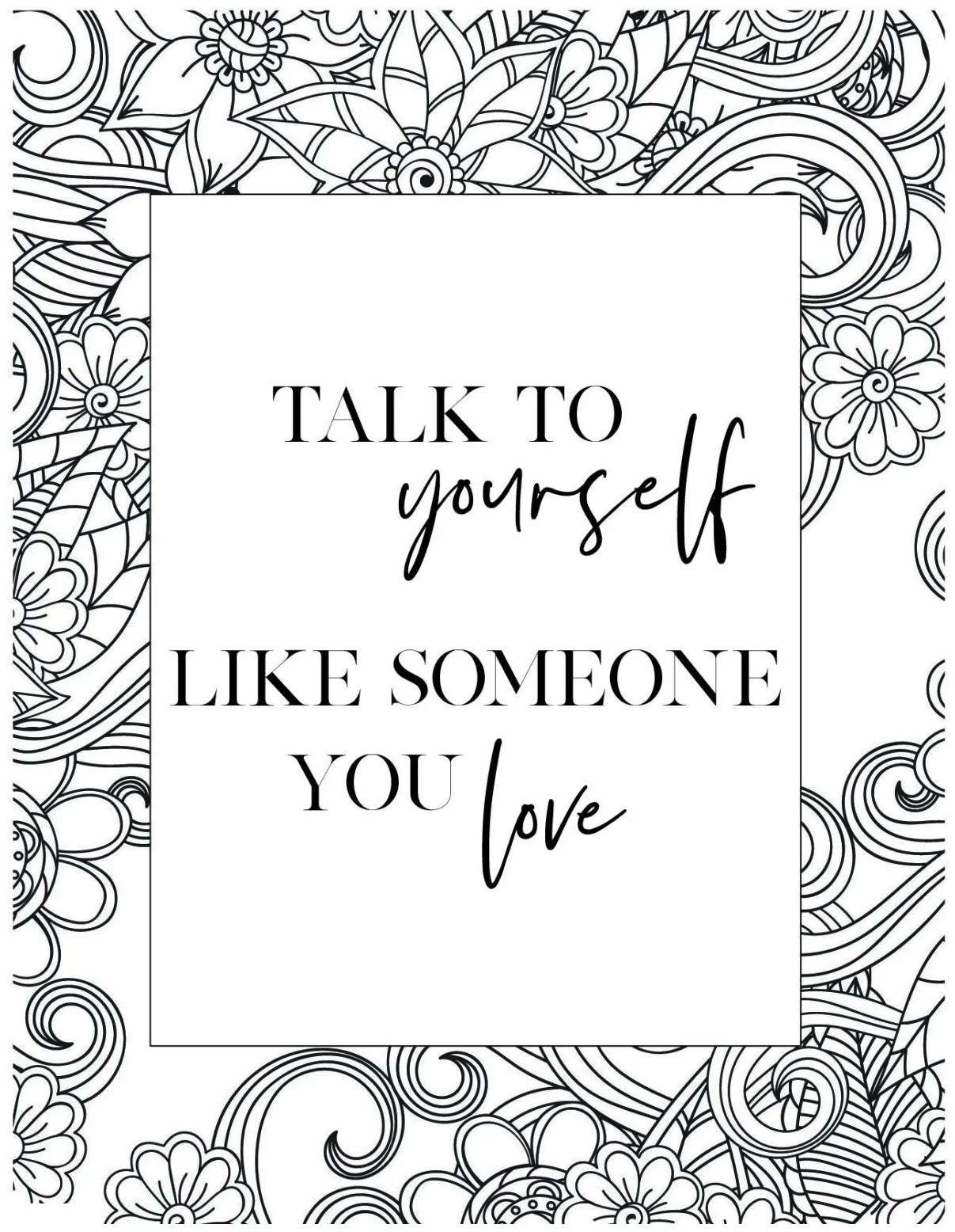 Positive Quotes Coloring Pages Free Coloring Pages