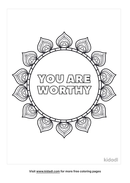 Quote Coloring Pages, Free Coloring Pages, Positive Words, Positive