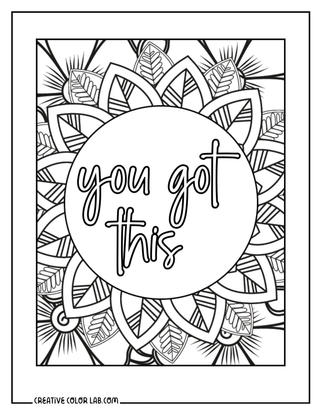 Printable Inspirational Coloring Pages [2025]