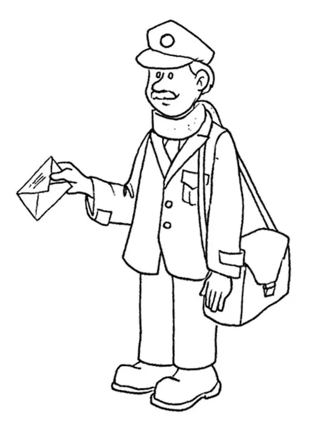 Postal coloring pages at getdrawings