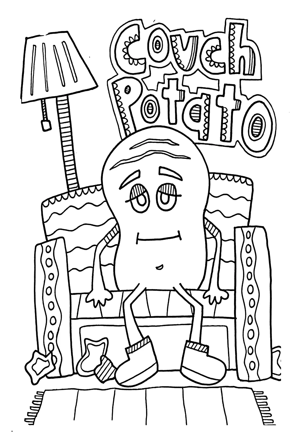 Potato Coloring Page Printable Coloring Pages