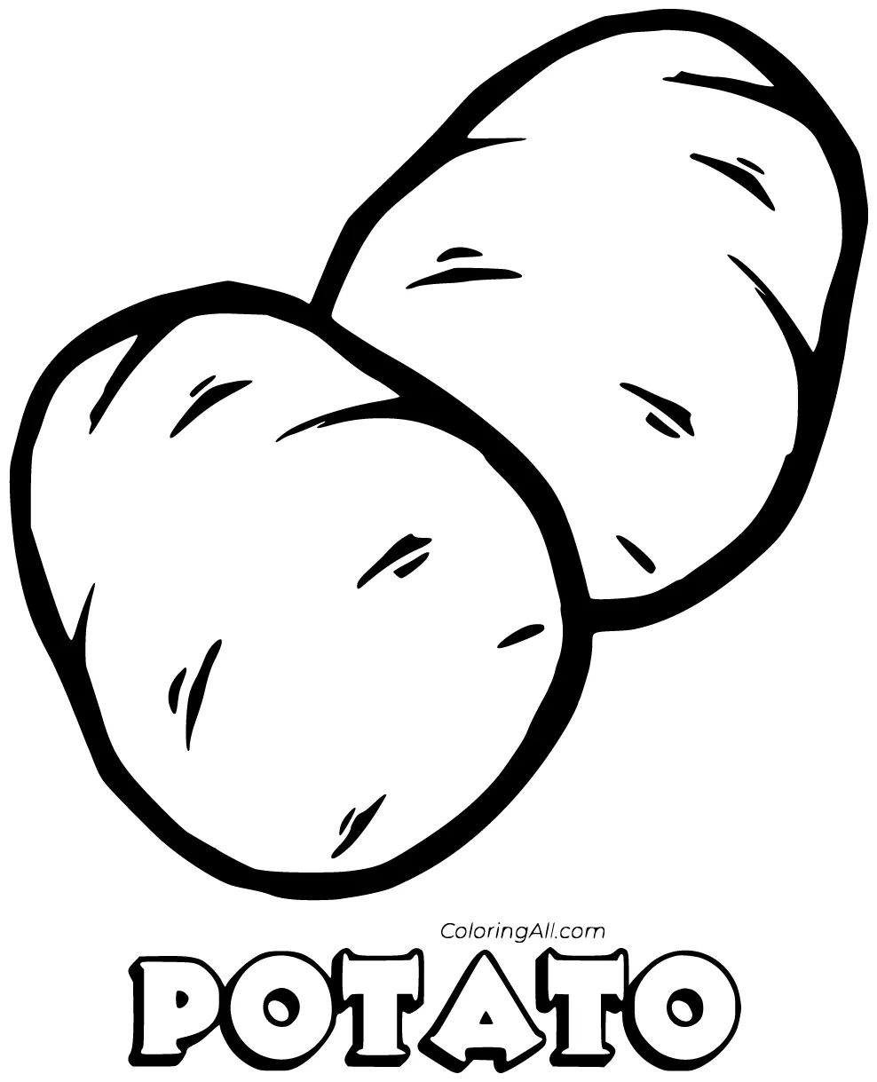 Potato Coloring Pages (28 Free Printables) - ColoringAll