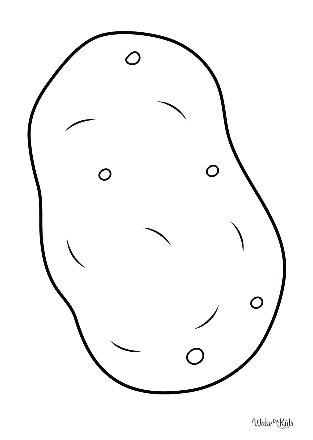 Potato Coloring Pages (Free Printable PDFs) | WakeTheKids