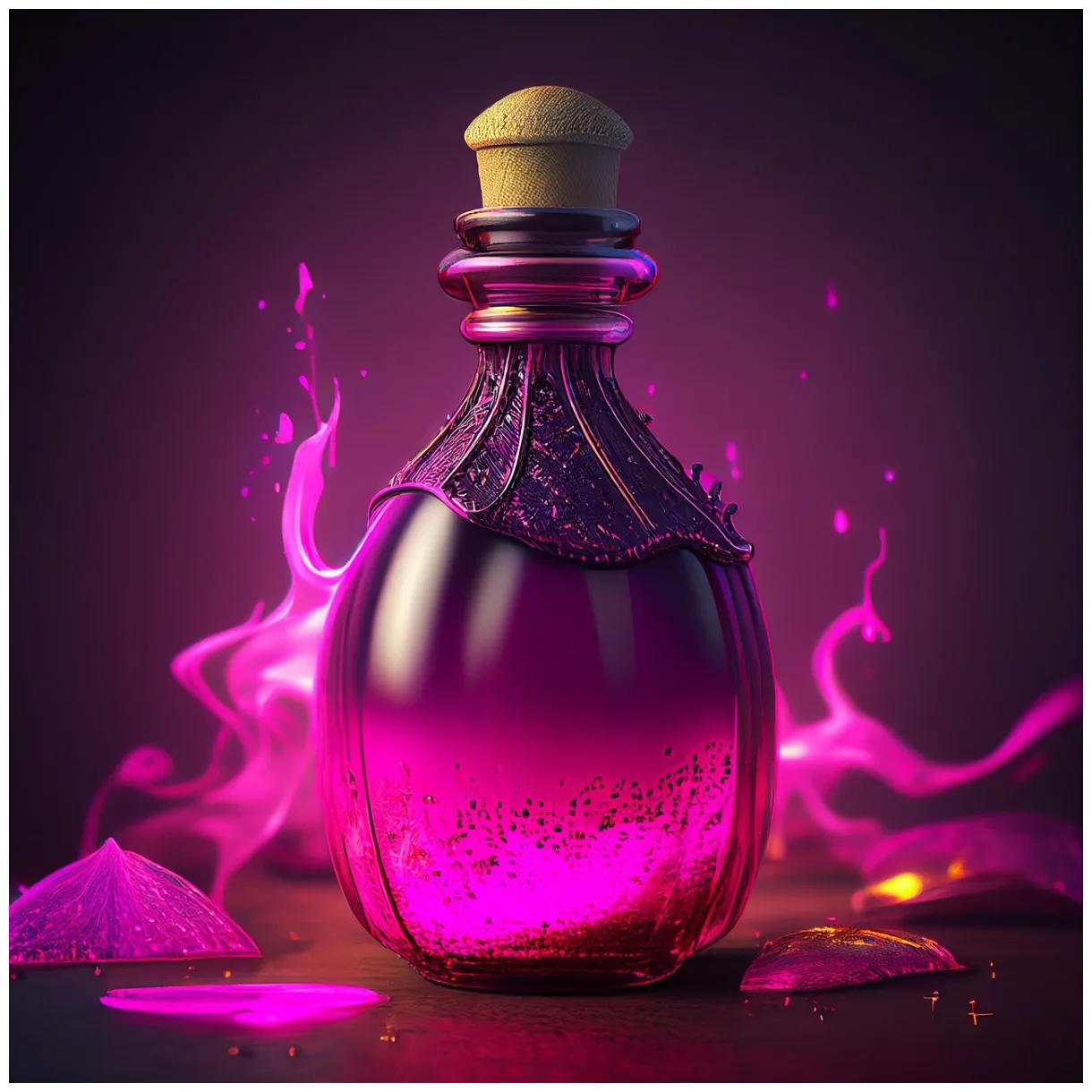 Download ai generated, potion, flask. royalty-free stock illustration