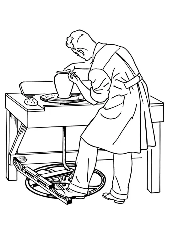 Coloring page potter free printables img 18675