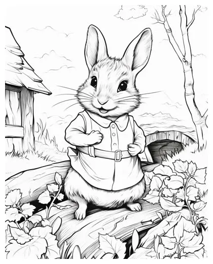 Beatrix potter coloring pages