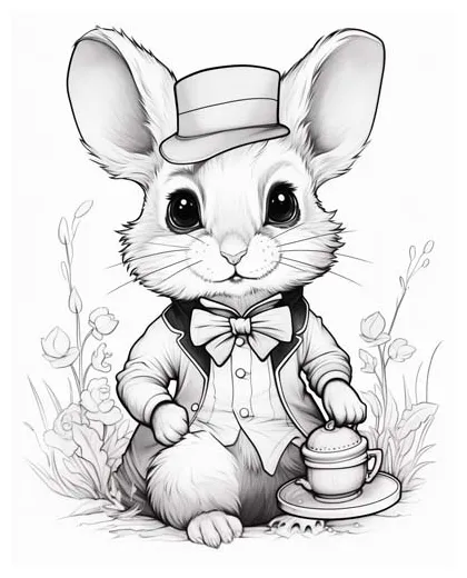 Beatrix potter coloring pages