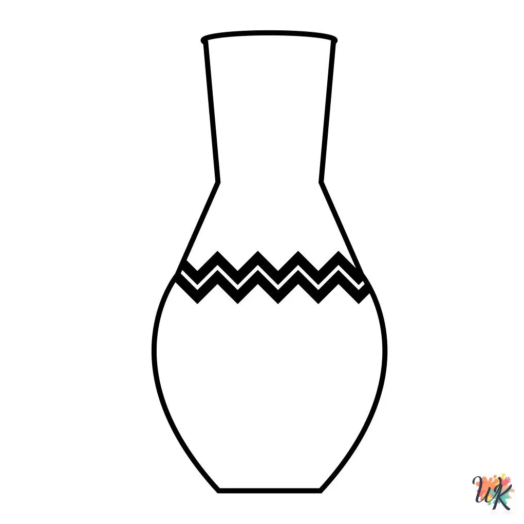 21 Pottery Coloring Pages For Kids - ColoringPagesWK.com