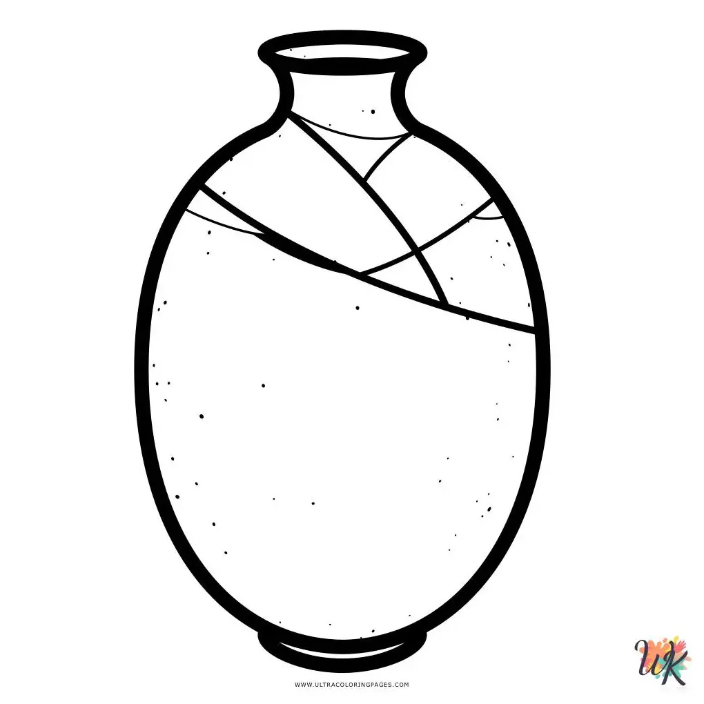 21 Pottery Coloring Pages For Kids - ColoringPagesWK.com