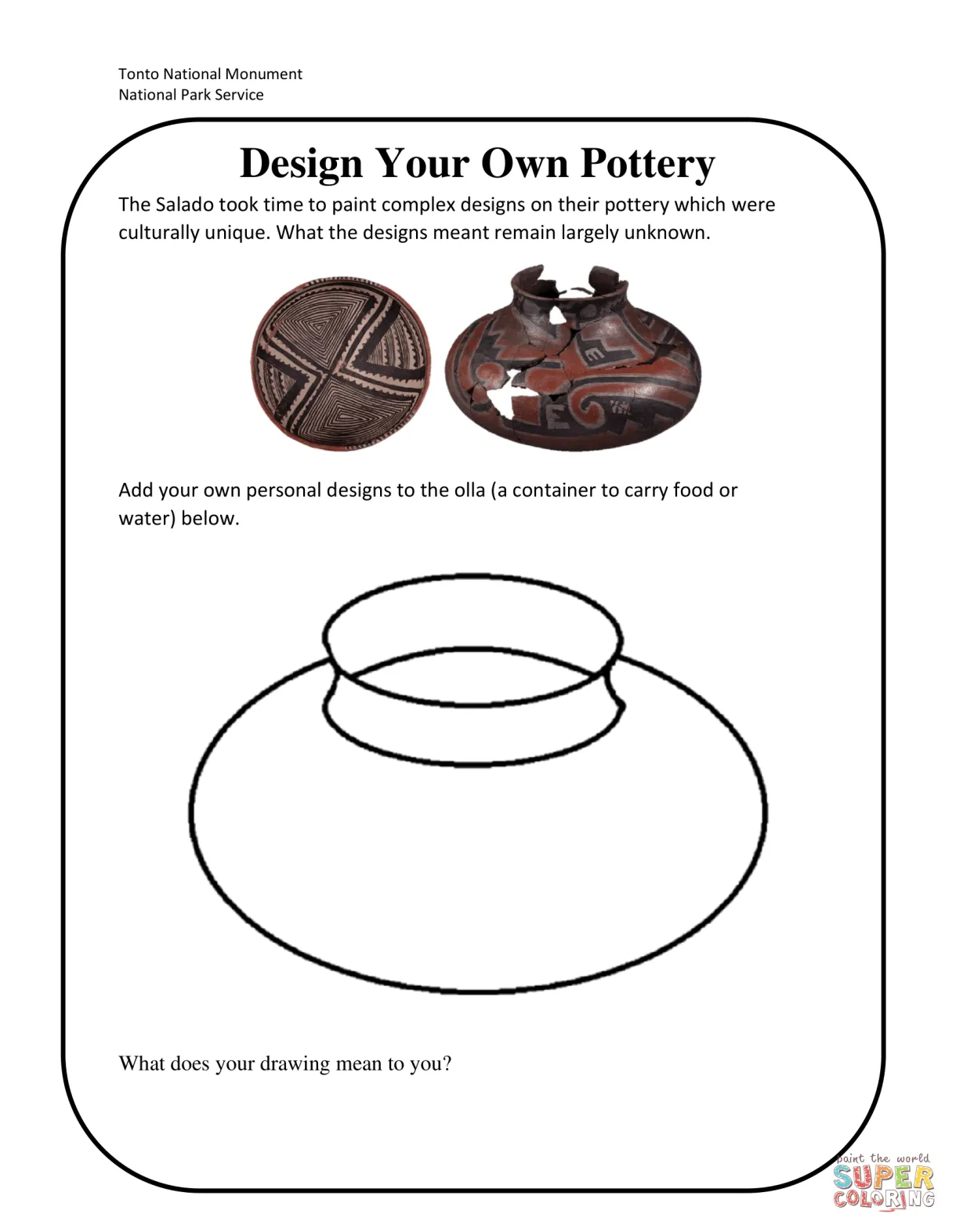 Design Your Own Pottery coloring page | Free Printable Coloring Pages