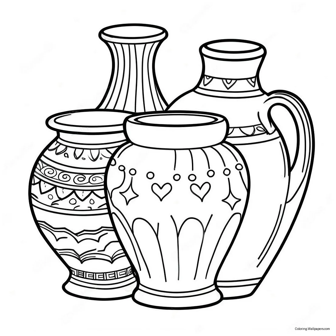 Pottery Coloring Page (30624-24222)