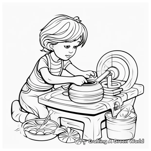Pottery Coloring Pages - Free & Printable!